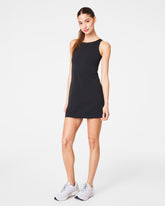 SPANXshape™ Get Moving High Neck Dress | Very Black